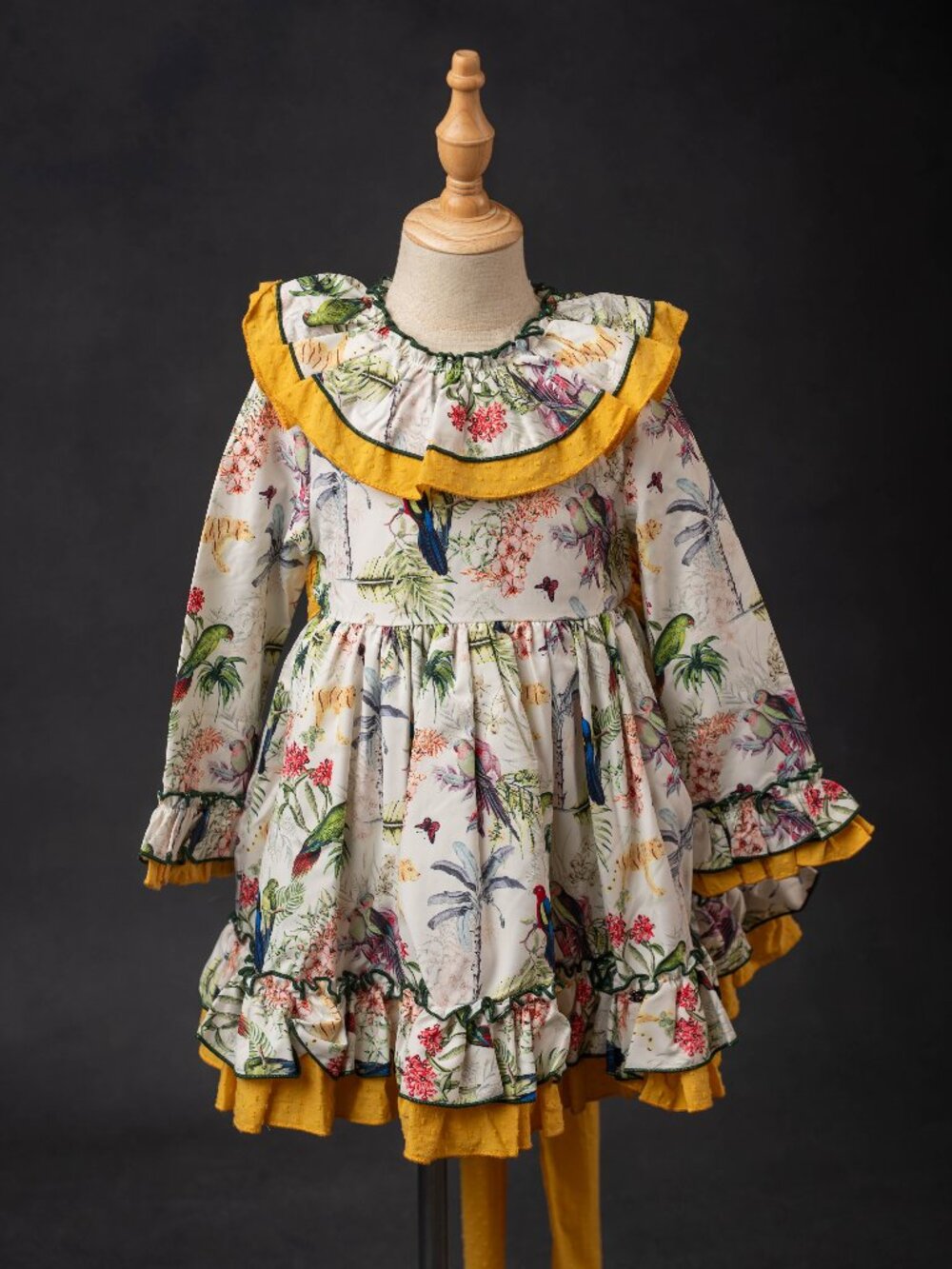 Ju PetitPop Spanish Style Dress, Garden Theme, 5